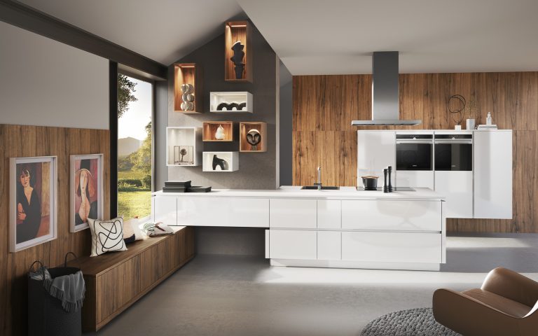 OSEZ les niches! cuisine blanche